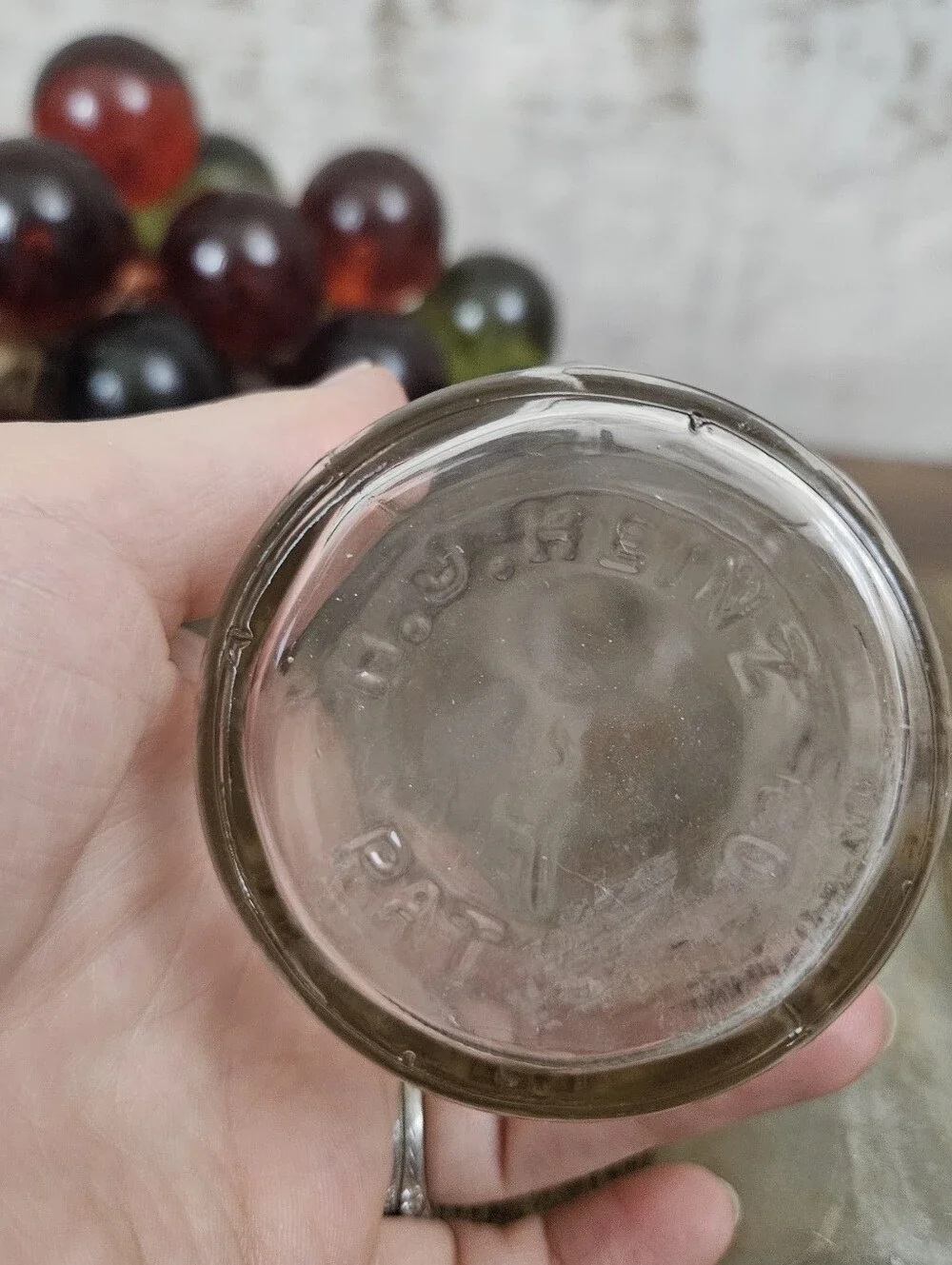Vintage Glass Jars Found Object Nevada Mining VTG Decor Heinz Anchor
